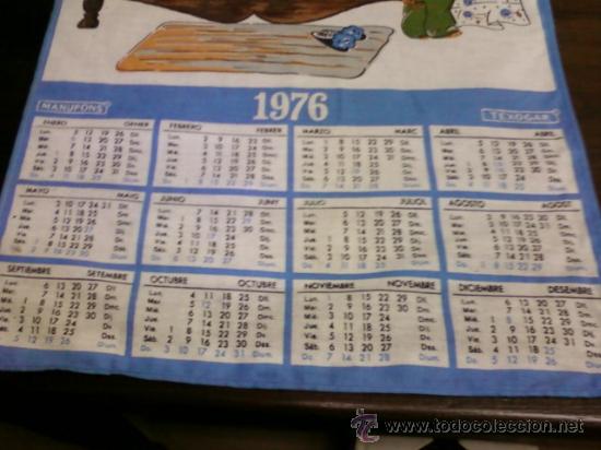 Nuevo: CALENDARIO MANUPONS 1976 - Foto 3